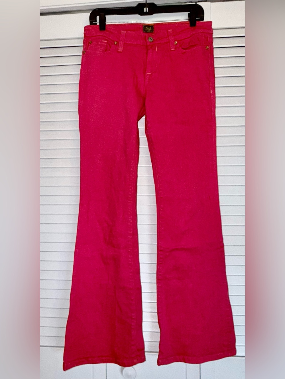Kasil By David Lim Pink Dakota Extra Long Bootcut